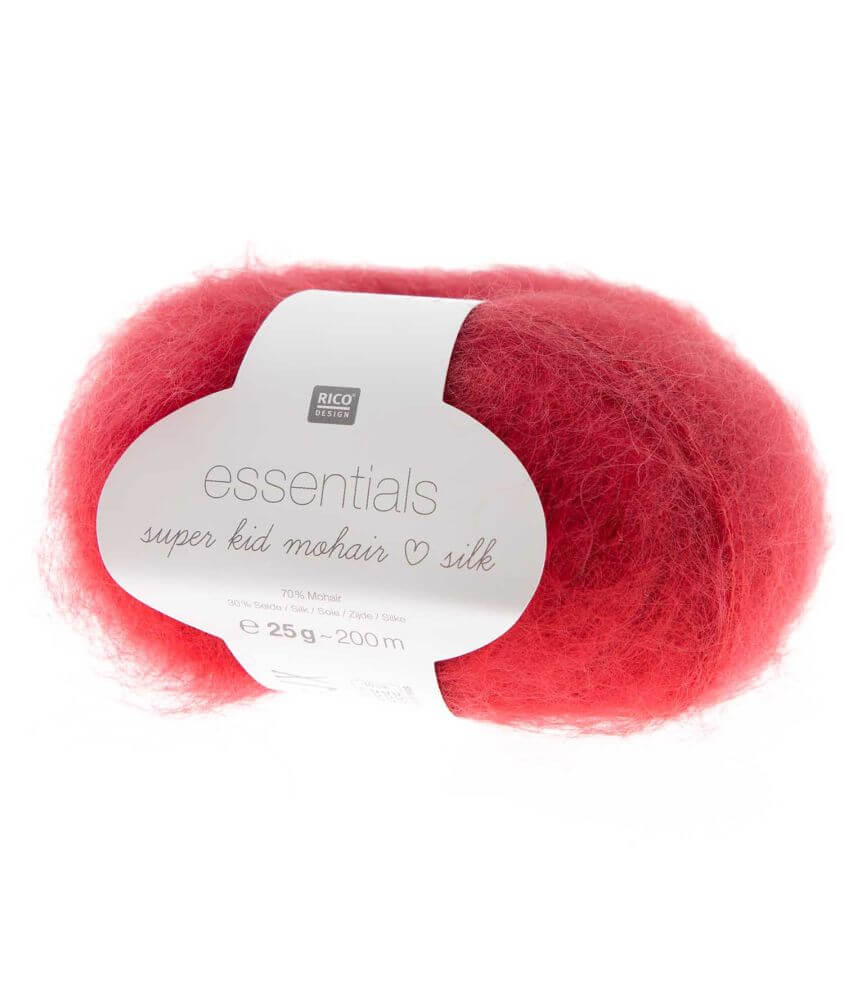 Fil à Tricoter ESSENTIALS SUPER KID MOHAIR LOVES SILK: Luxe, Douceur et Créativité - 25gr - Rico Design Fil à Tricoter ESSENTIALS SUPER KID MOHAIR LOVES SILK: Luxe, Douceur et Créativité - 25gr - Rico Design