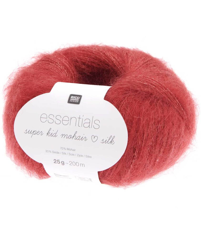 Fil à Tricoter ESSENTIALS SUPER KID MOHAIR LOVES SILK: Luxe, Douceur et Créativité - 25gr - Rico Design