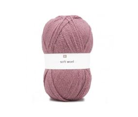 Fil de laine à tricoter Creative Soft Wool Aran - 100GR - Rico Design