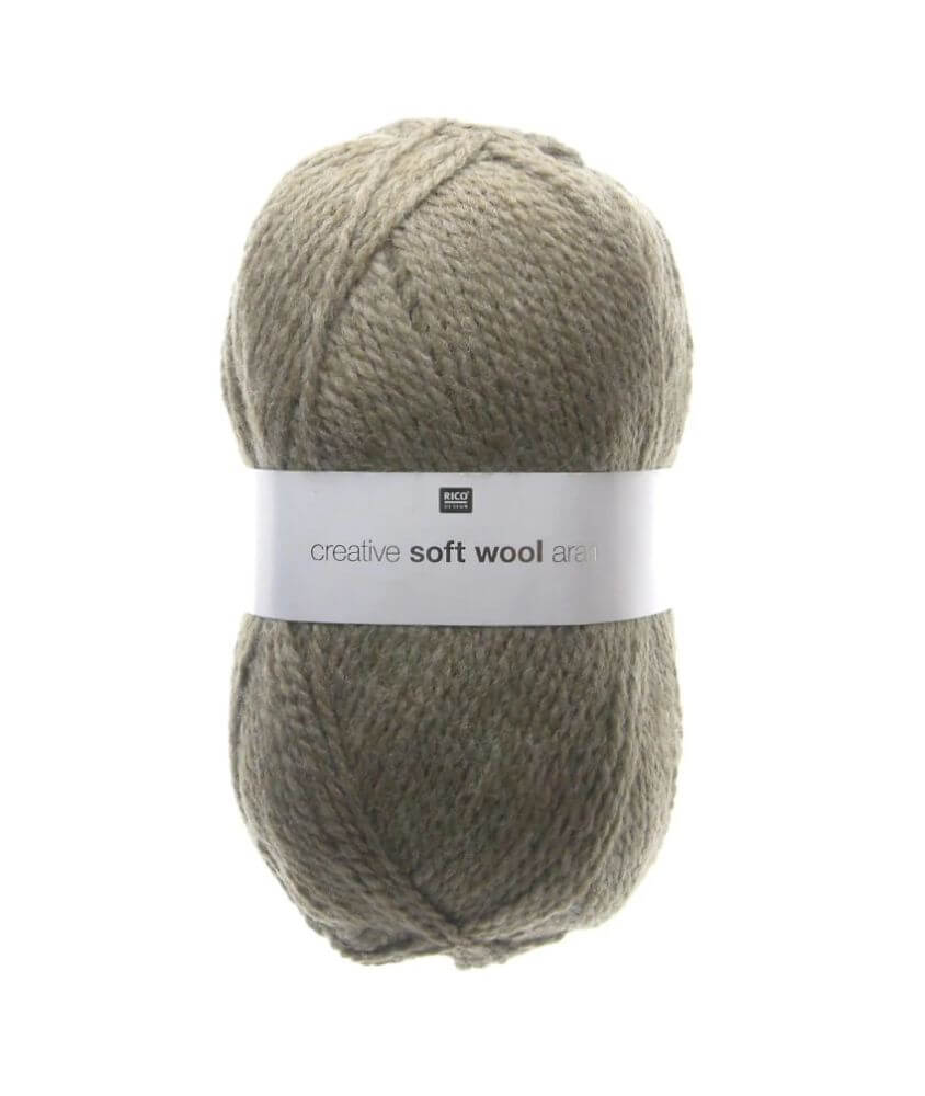 Fil de laine à tricoter Creative Soft Wool Aran - 100GR - Rico Design