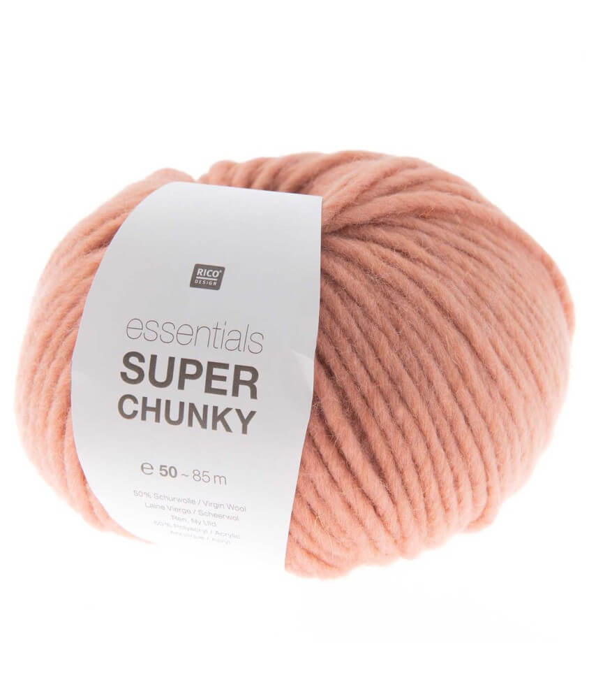 Laine à tricoter Essentials SUPER Chunky 50 gr - RICO Design Laine à tricoter Essentials SUPER Chunky 50 gr - RICO Design