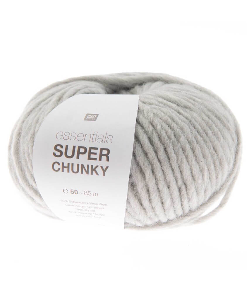 Laine à tricoter Essentials SUPER Chunky 50 gr - RICO Design Laine à tricoter Essentials SUPER Chunky 50 gr - RICO Design