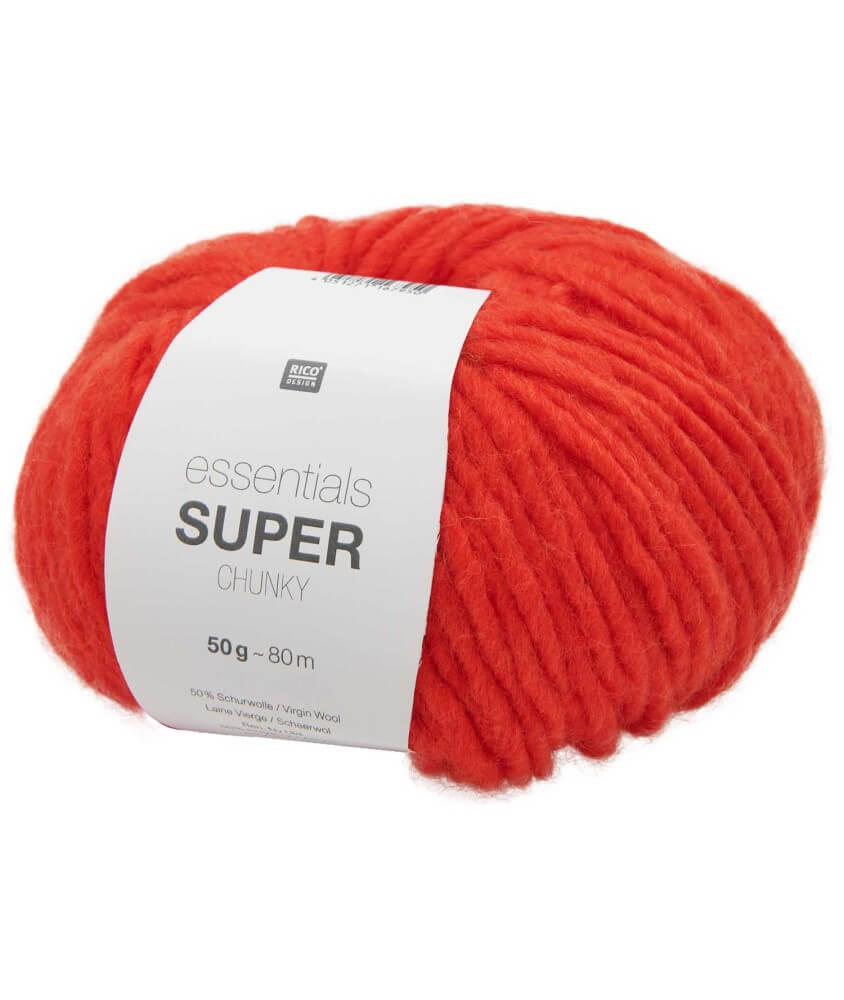 Laine à tricoter Essentials SUPER Chunky 50 gr - RICO Design Laine à tricoter Essentials SUPER Chunky 50 gr - RICO Design