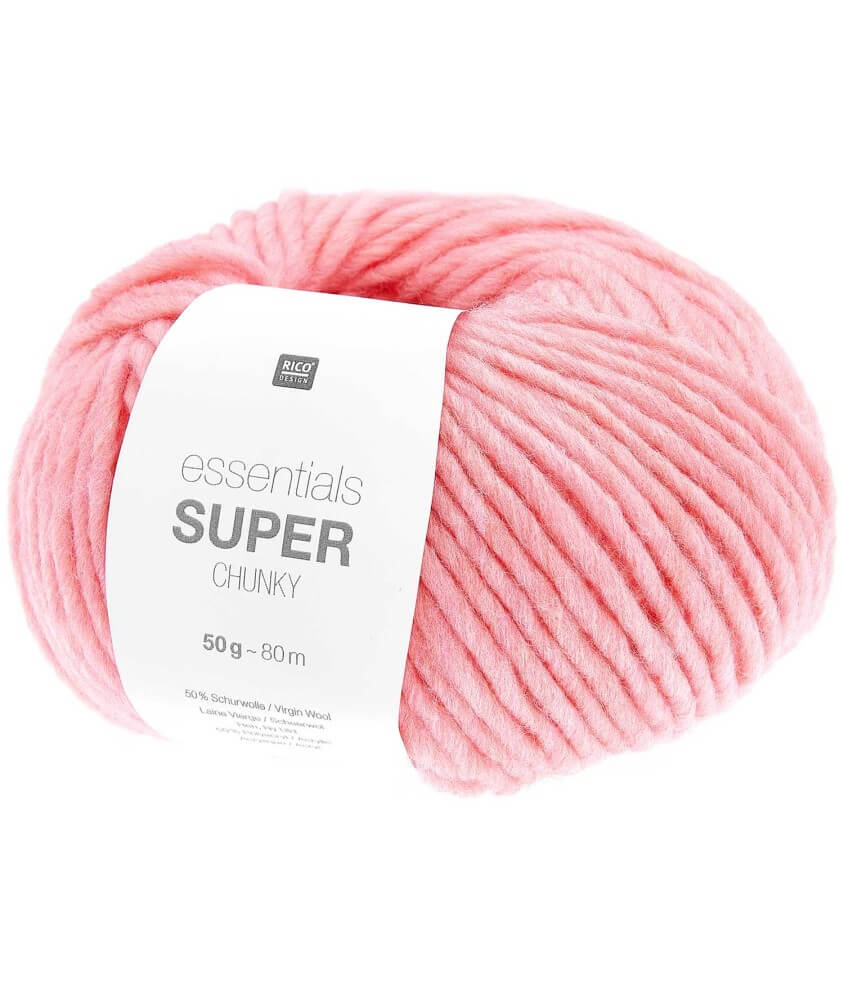 Laine à tricoter Essentials SUPER Chunky 50 gr - RICO Design Laine à tricoter Essentials SUPER Chunky 50 gr - RICO Design