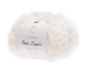 Pelote de fourrure Créative Petit Lapin Super Chunky - 100GR - Rico Design