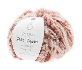Pelote de fourrure Créative Petit Lapin Super Chunky - 100GR - Rico Design
