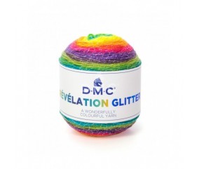 Pelote de laine REVELATION GLITTER pour étoles - DMC Wonder 