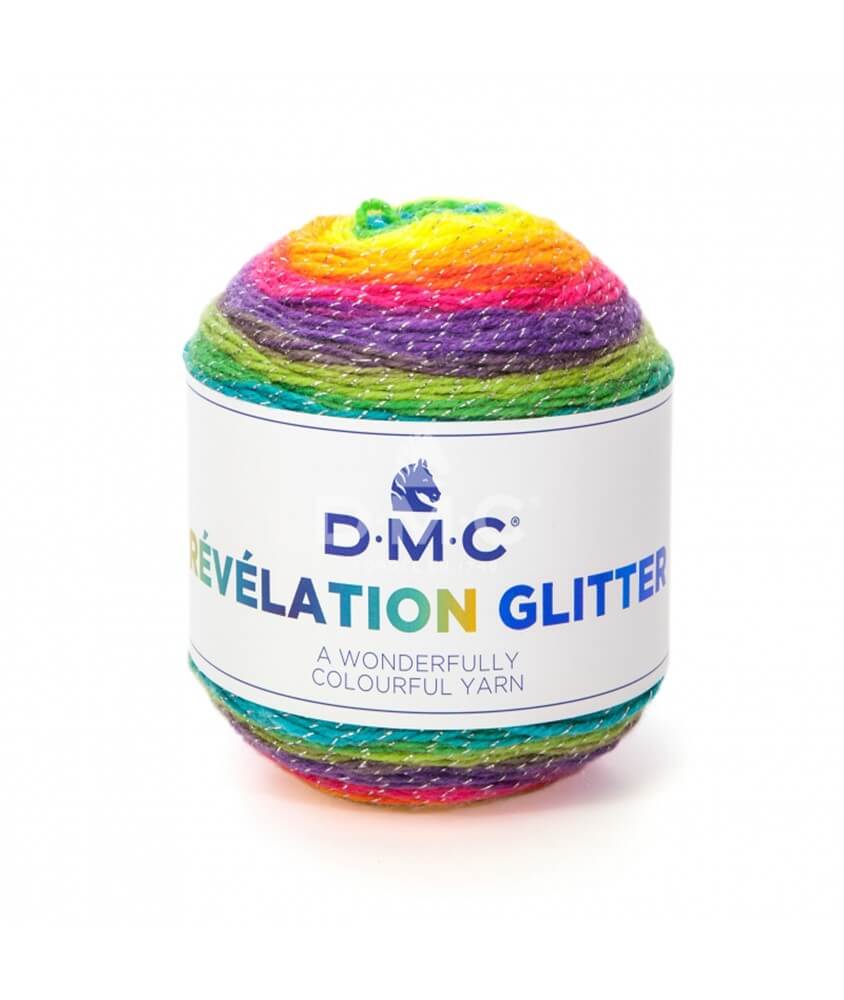 Pelote de laine REVELATION GLITTER pour étoles - DMC Wonder 