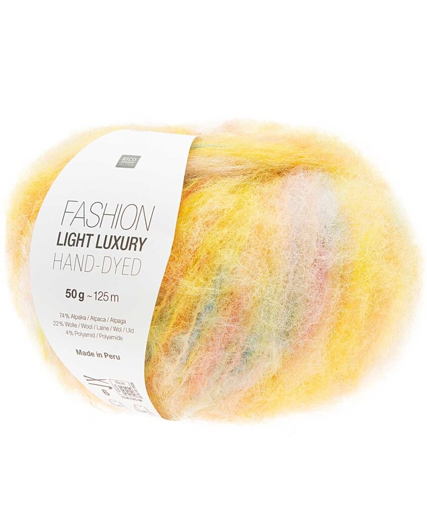 Découvrez l'Élégance Naturelle : Pelote de Laine et Alpaga LIGHT LUXURY HAND-DYED de RICO Design