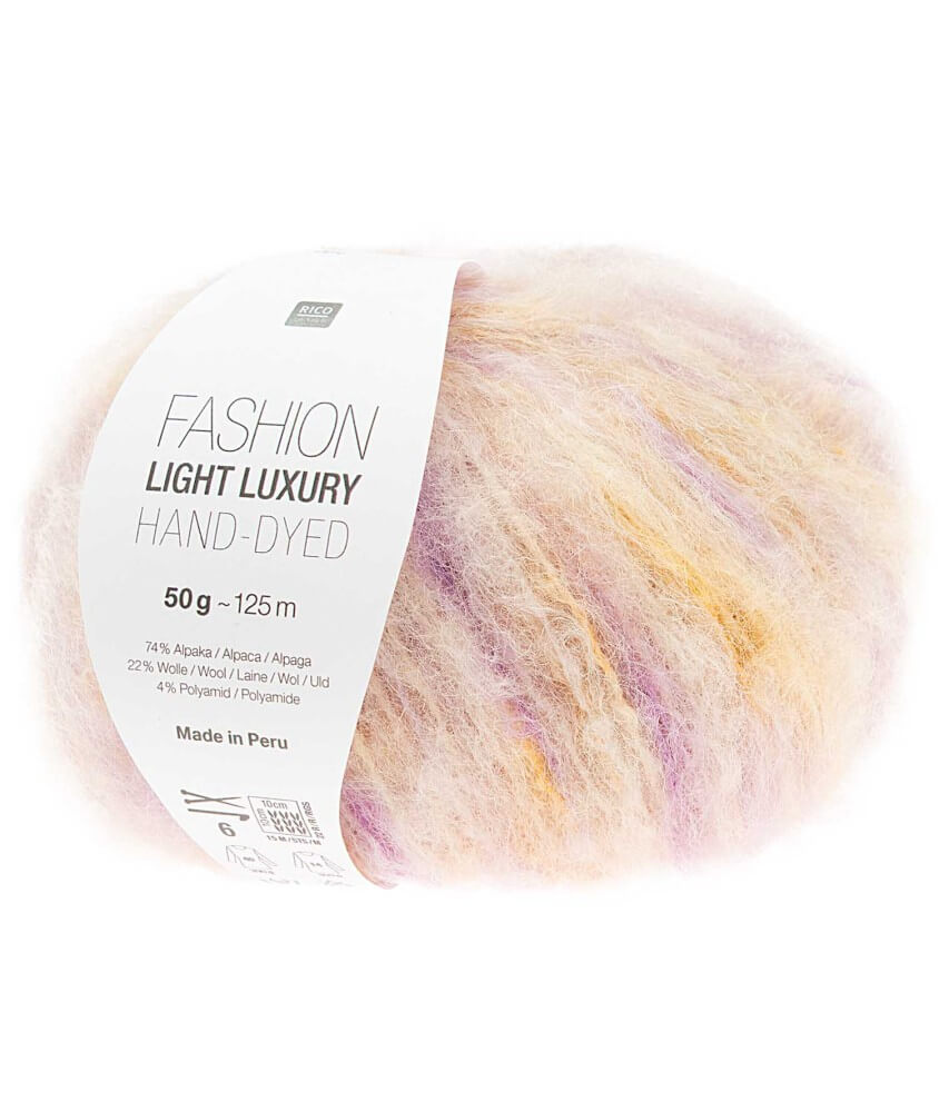 Découvrez l'Élégance Naturelle : Pelote de Laine et Alpaga LIGHT LUXURY HAND-DYED de RICO Design