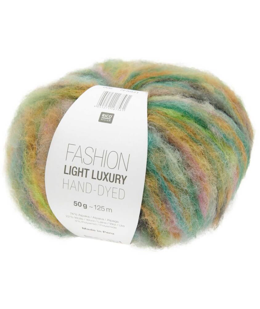 Découvrez l'Élégance Naturelle : Pelote de Laine et Alpaga LIGHT LUXURY HAND-DYED de RICO Design