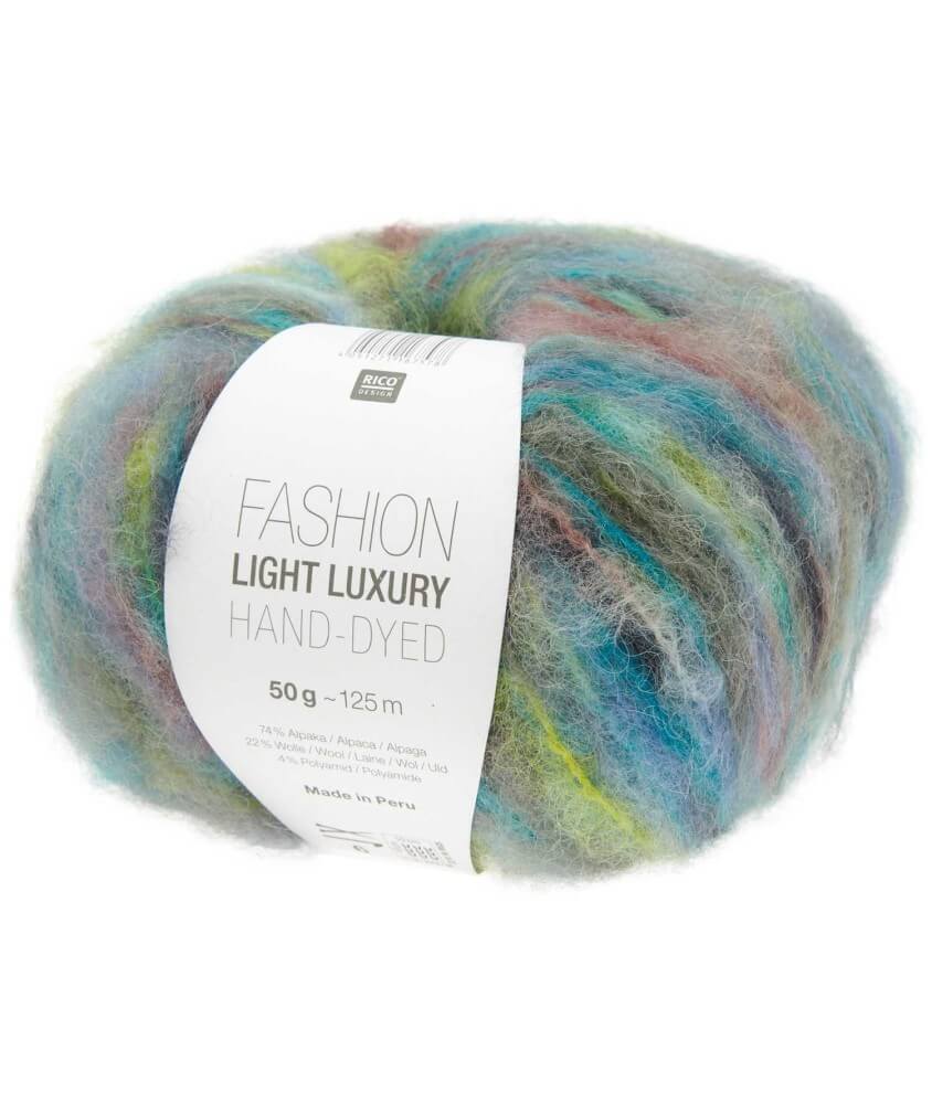 Découvrez l'Élégance Naturelle : Pelote de Laine et Alpaga LIGHT LUXURY HAND-DYED de RICO Design