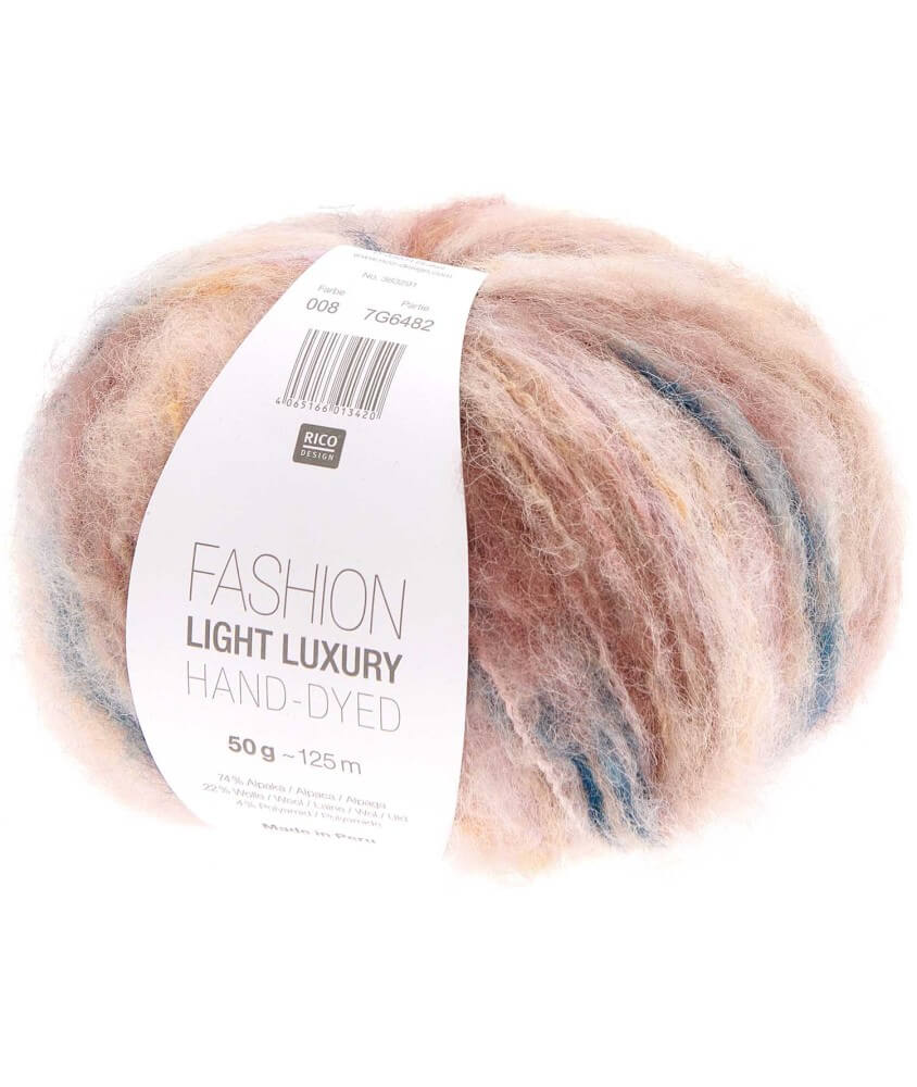 Découvrez l'Élégance Naturelle : Pelote de Laine et Alpaga LIGHT LUXURY HAND-DYED de RICO Design