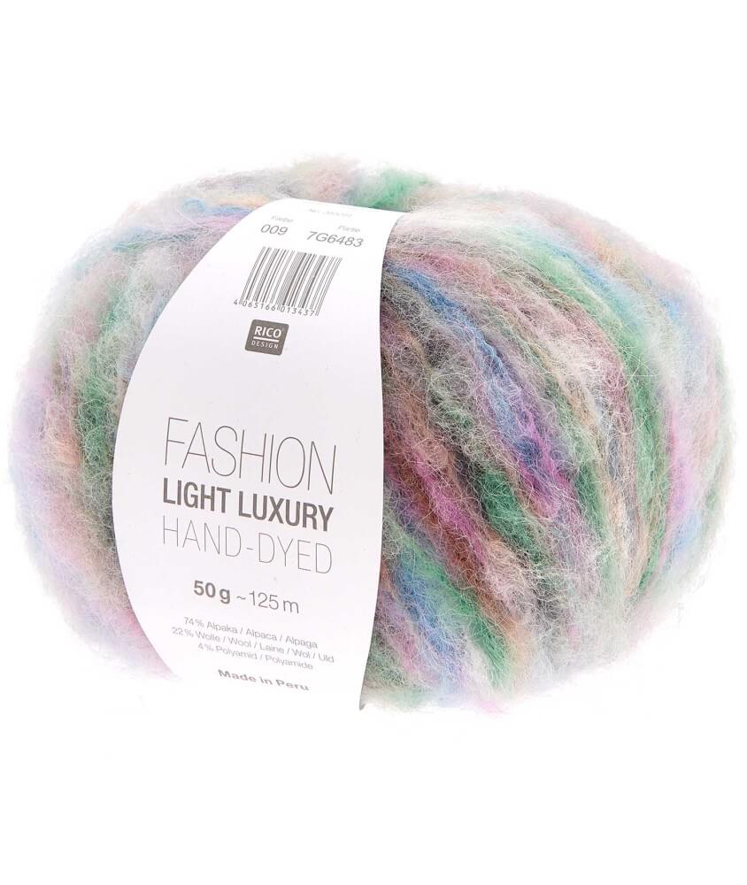 Découvrez l'Élégance Naturelle : Pelote de Laine et Alpaga LIGHT LUXURY HAND-DYED de RICO Design