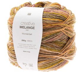 Pelote de laine Creative Melange Aran Wonderball - 200 GR - Rico Design