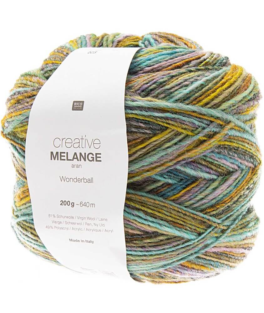 Pelote de laine Creative Melange Aran Wonderball - 200 GR - Rico Design