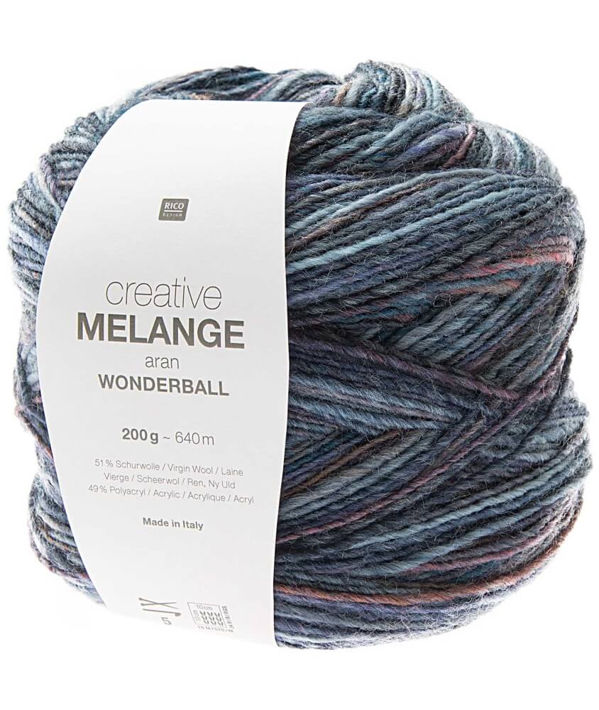 Pelote de laine Creative Melange Aran Wonderball - 200 GR - Rico Design