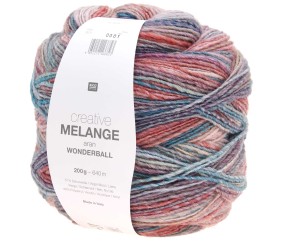 Pelote de laine Creative Melange Aran Wonderball - 200 GR - Rico Design