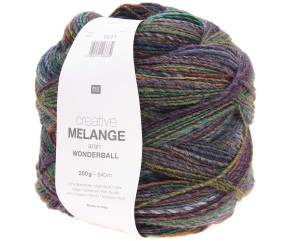 Pelote de laine Creative Melange Aran Wonderball - 200 GR - Rico Design