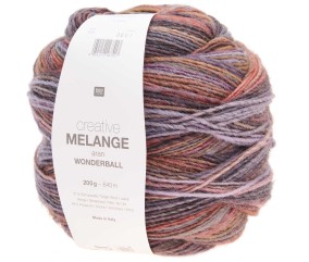 Pelote de laine Creative Melange Aran Wonderball - 200 GR - Rico Design