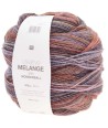 15 Lilas/orange multicolore