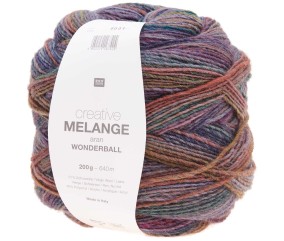 Pelote de laine Creative Melange Aran Wonderball - 200 GR - Rico Design