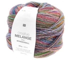 Pelote de laine Creative Melange Aran Wonderball - 200 GR - Rico Design