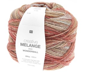 Pelote de laine Creative Melange Aran Wonderball - 200 GR - Rico Design