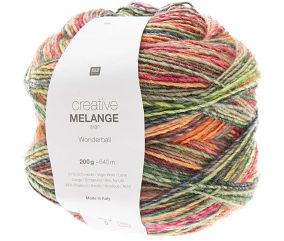 Pelote de laine Creative Melange Aran Wonderball - 200 GR - Rico Design