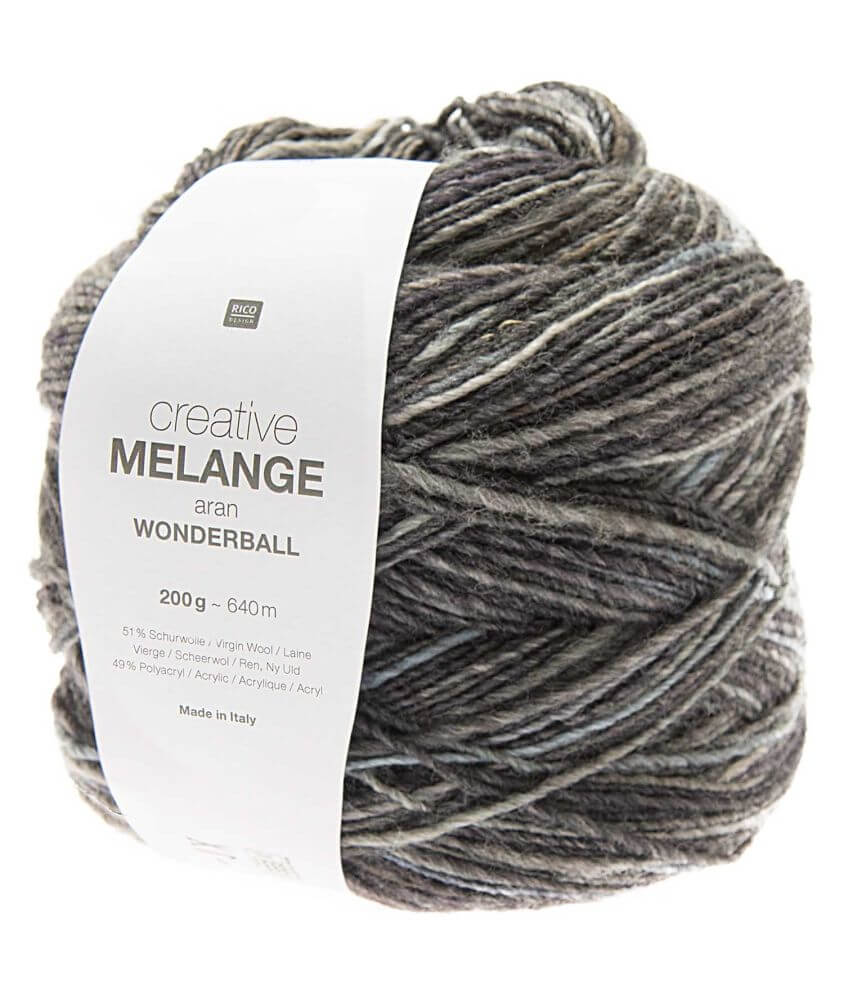 Pelote de laine Creative Melange Aran Wonderball - 200 GR - Rico Design