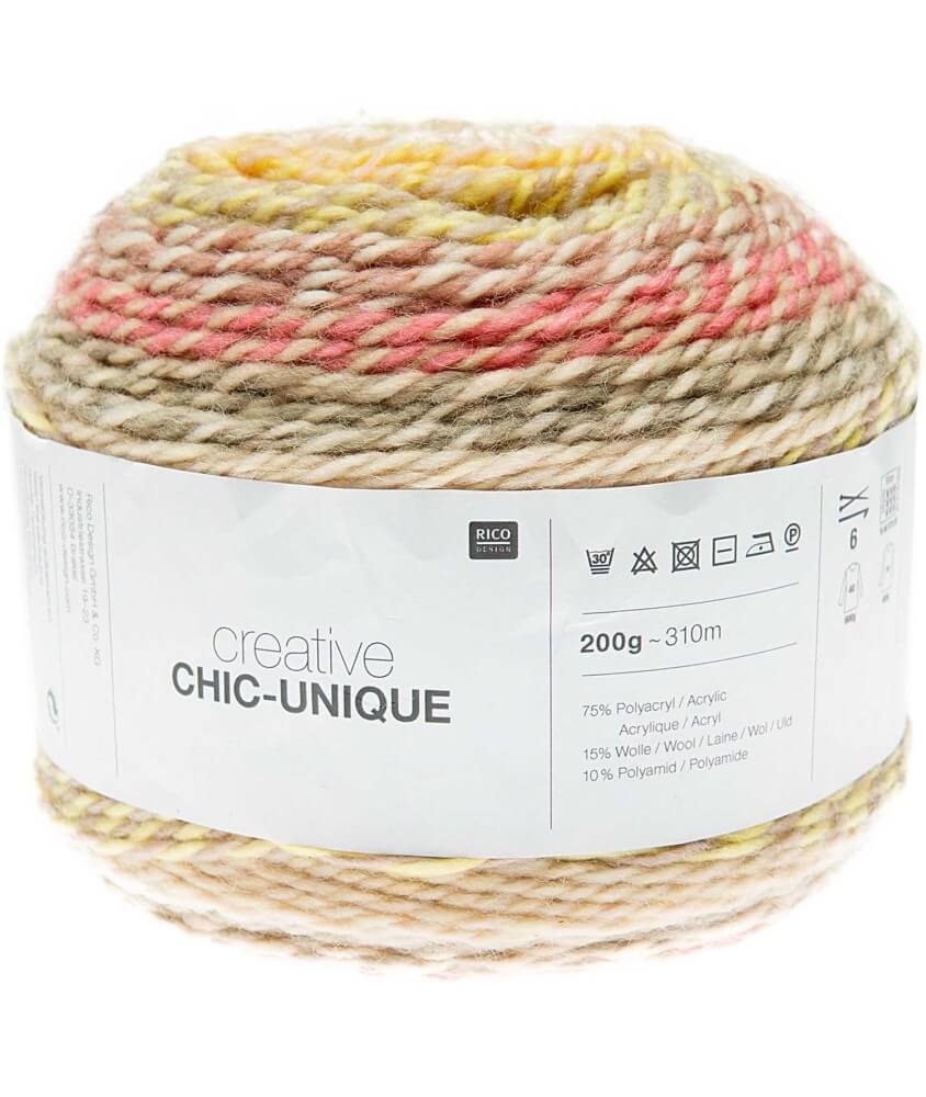 Pelote de laine à tricoter Creative Chic Unique - 200GR - Rico Design