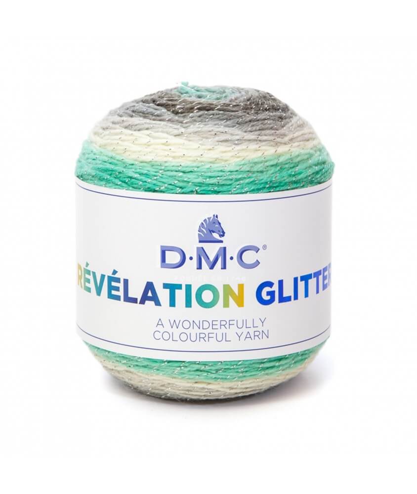 Pelote de laine REVELATION GLITTER pour étoles - DMC Wonder Pelote de laine REVELATION GLITTER pour étoles - DMC Wonder