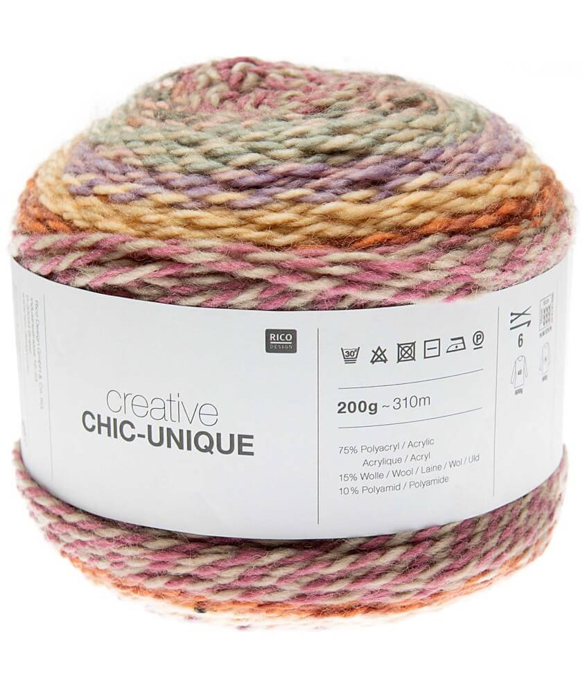 Pelote de laine Creative Chic-Unique - 200GR - Rico Design