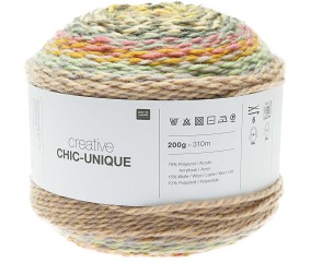 Pelote de laine à tricoter Creative Chic Unique - 200GR - Rico Design