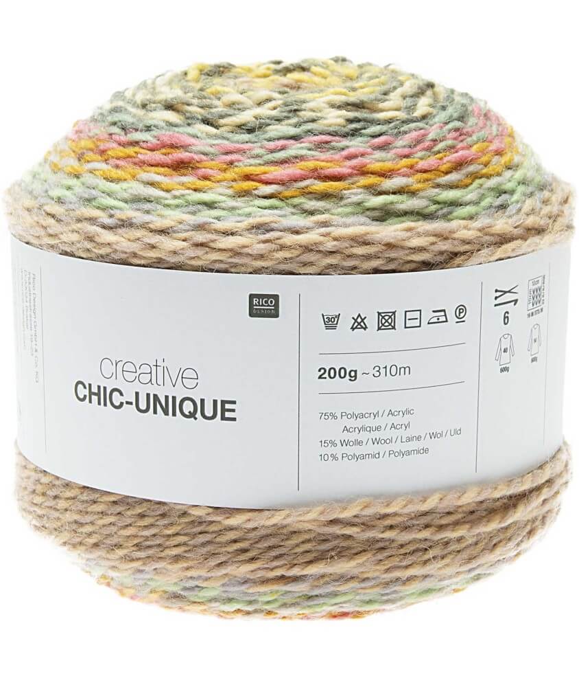 Pelote de laine à tricoter Creative Chic Unique - 200GR - Rico Design Pelote de laine à tricoter Creative Chic Unique - 200GR - Rico Design