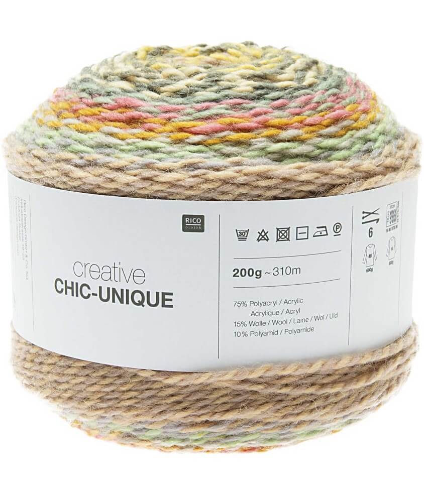 Pelote de laine à tricoter Creative Chic Unique - 200GR - Rico Design