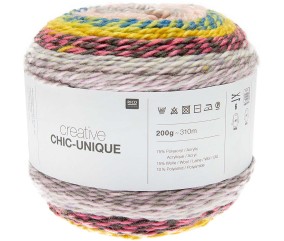 Pelote de laine à tricoter Creative Chic Unique - 200GR - Rico Design