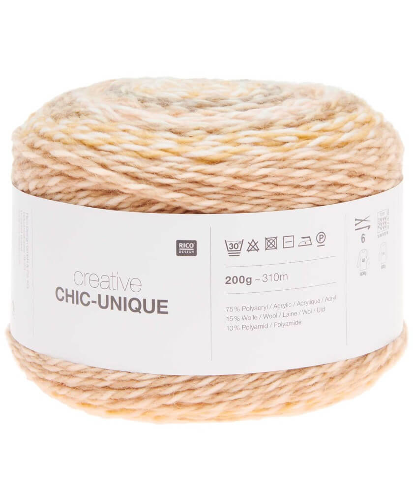 Pelote de laine à tricoter Creative Chic Unique - 200GR - Rico Design Pelote de laine à tricoter Creative Chic Unique - 200GR - Rico Design