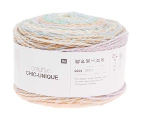 Pelote de laine à tricoter Creative Chic Unique - 200GR - Rico Design