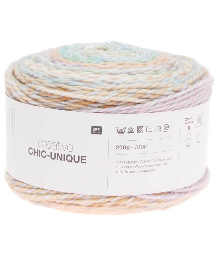 Pelote de laine à tricoter Creative Chic Unique - 200GR - Rico Design Pelote de laine à tricoter Creative Chic Unique - 200GR - Rico Design