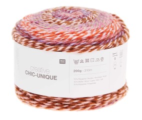 Pelote de laine à tricoter Creative Chic Unique - 200GR - Rico Design