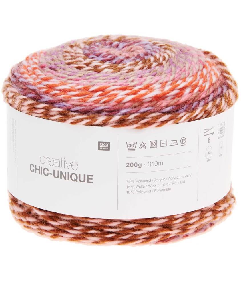 Pelote de laine à tricoter Creative Chic Unique - 200GR - Rico Design