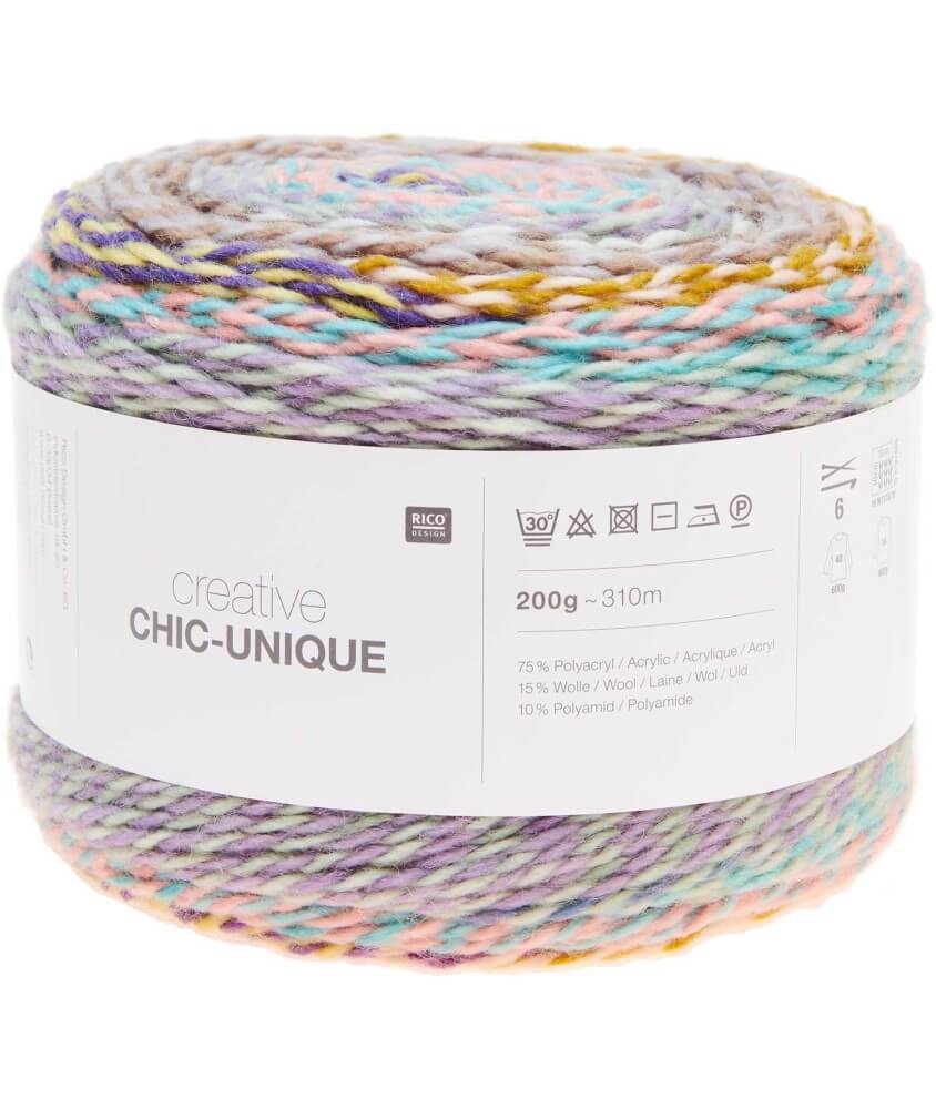 Pelote de laine à tricoter Creative Chic Unique - 200GR - Rico Design Pelote de laine à tricoter Creative Chic Unique - 200GR - Rico Design