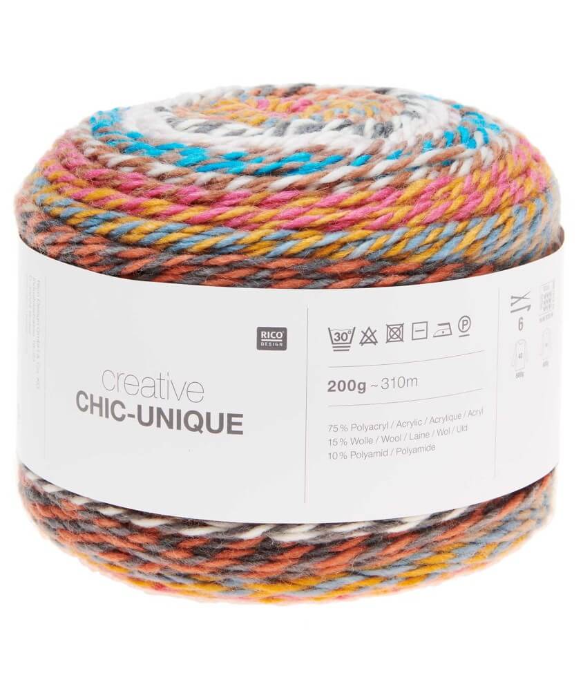 Pelote de laine à tricoter Creative Chic Unique - 200GR - Rico Design Pelote de laine à tricoter Creative Chic Unique - 200GR - Rico Design