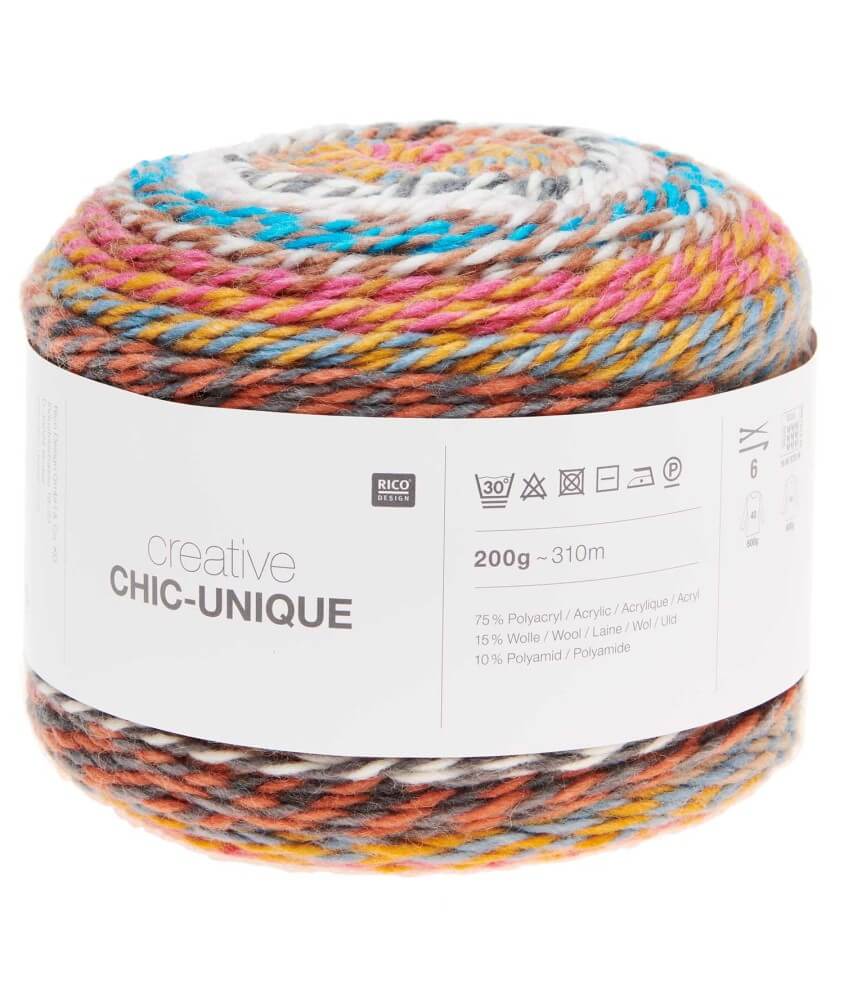 Pelote de laine à tricoter Creative Chic Unique - 200GR - Rico Design