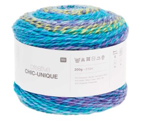 Pelote de laine à tricoter Creative Chic Unique - 200GR - Rico Design