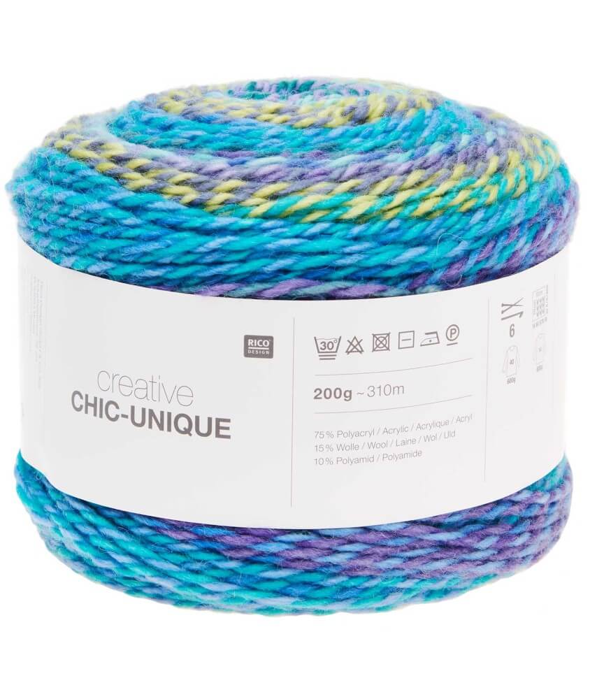 Pelote de laine à tricoter Creative Chic Unique - 200GR - Rico Design Pelote de laine à tricoter Creative Chic Unique - 200GR - Rico Design