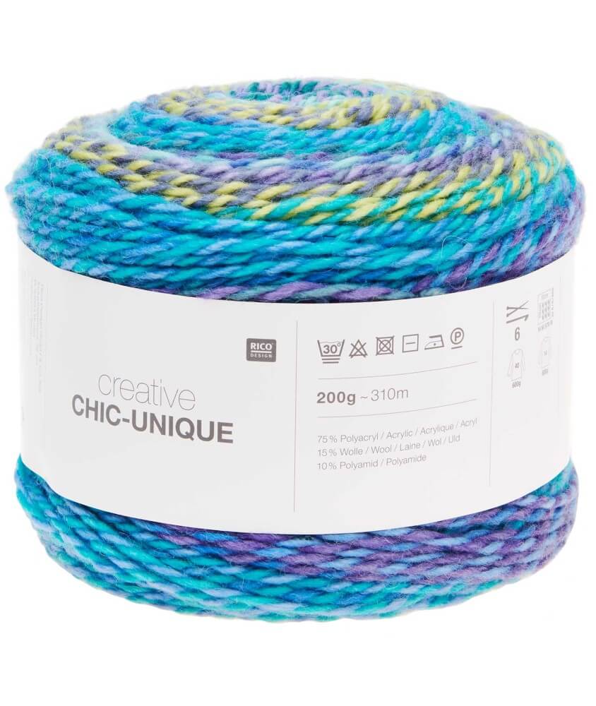 Pelote de laine à tricoter Creative Chic Unique - 200GR - Rico Design