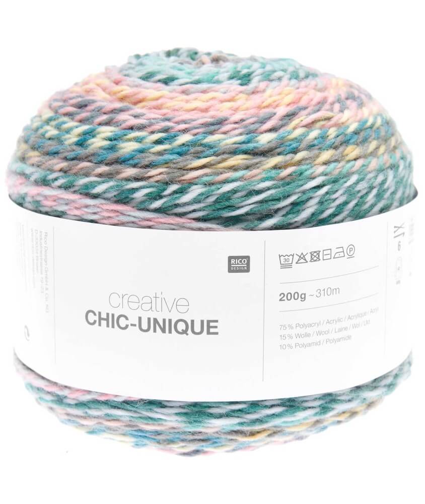 Pelote de laine à tricoter Creative Chic Unique - 200GR - Rico Design