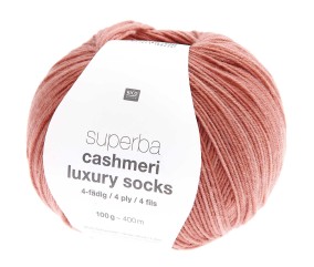 Pelote de laine à chaussettes Superba Cashmeri Luxury Socks 4 fils - 100gr - Rico Design